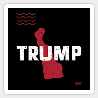 Trump Delaware 2020 - Red Wave, Red State Sticker